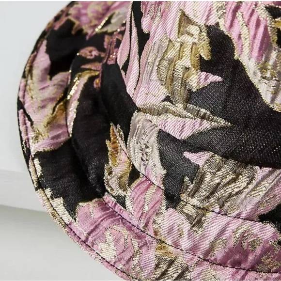 NWTS Anthropologie Brocade Bucket Hat ONE SIZE main image 3